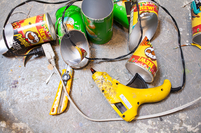 Illustration for article titled Here’s What a Team of Artists Made Out of a Ton of Pringles Cans